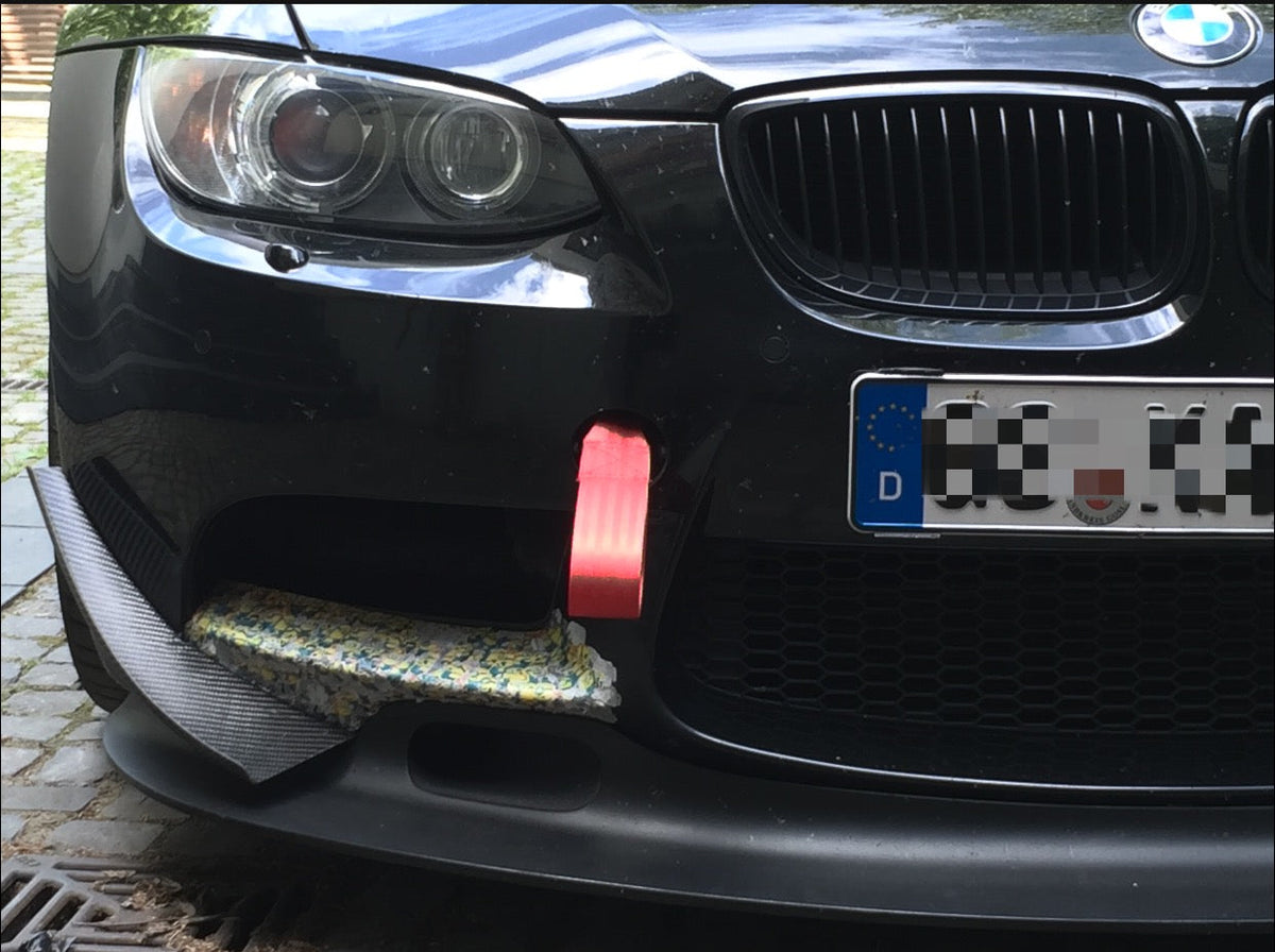 Motorsport-Abschleppschlaufe – Beispielfoto (Muster an einem anderen Fahrzeug)