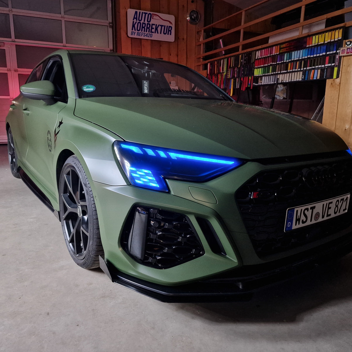 Scheinwerfercover passend für Audi A3 S3 8Y RS3 – Bild 1