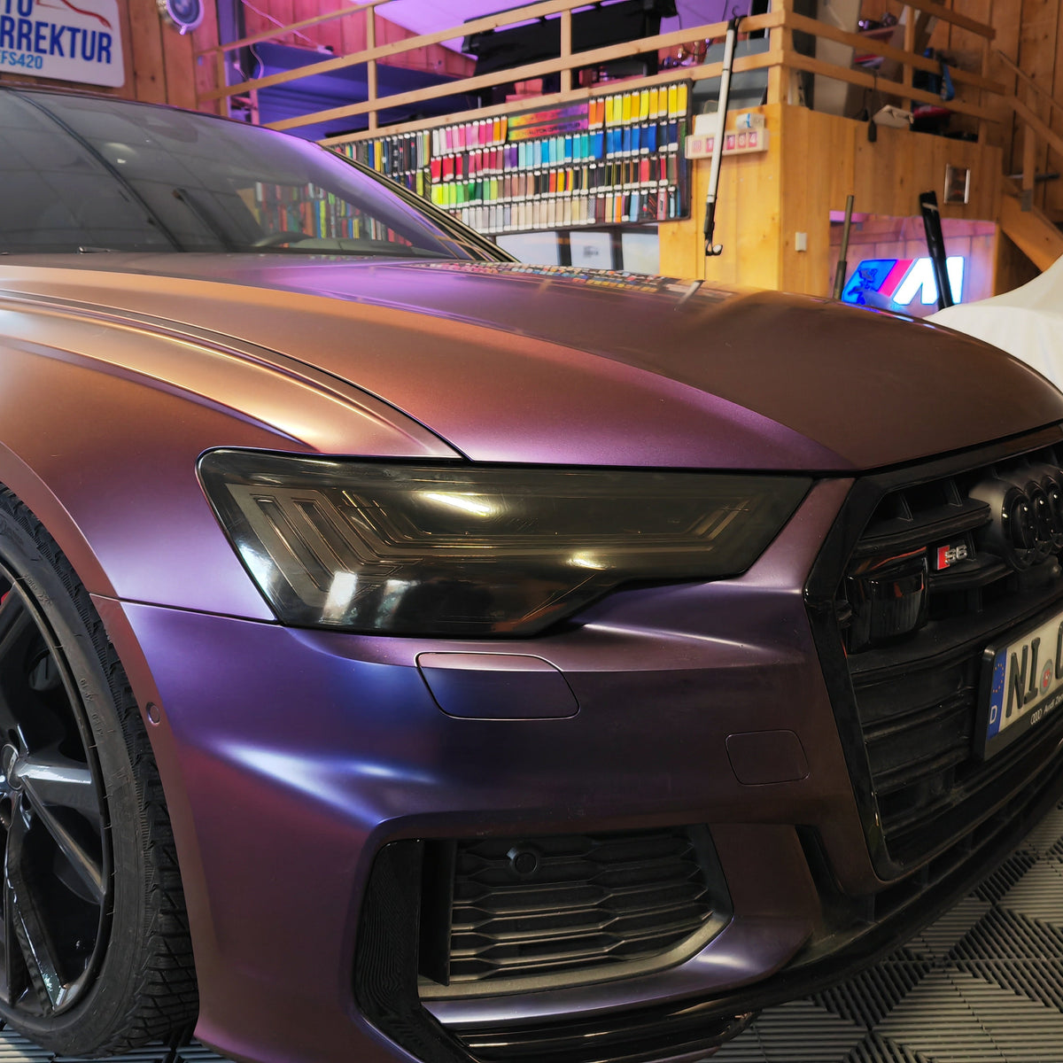 Scheinwerfercover passend für Audi A6 S6 C8 F2 – Bild 3