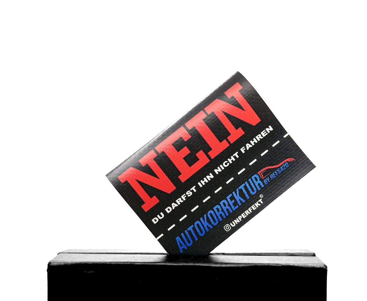 Nein - du darfst ihn nicht fahren Carflag – Bild 1