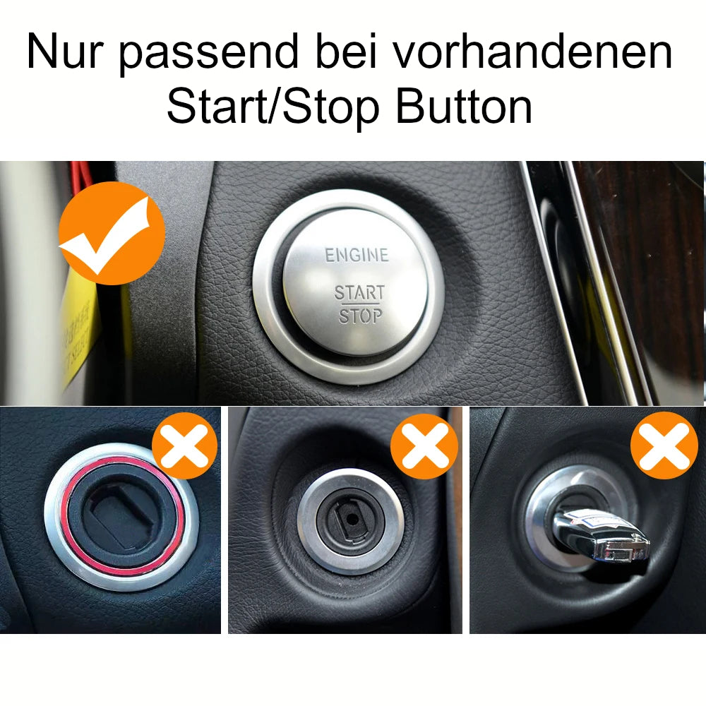 Start/Stop Knopf passend für Mercedes Benz W204 W205 W245 W211 W212 w221 W164 W166 – Bild 2