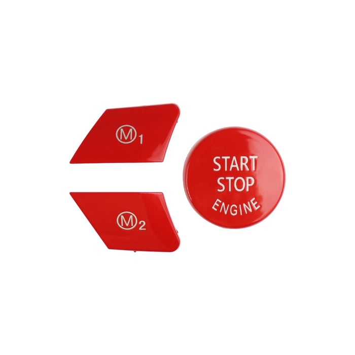 Start/Stop & M1 + M2 Knopf passend für BMW M2 F87 / M3 F80 / M4 F82 F83 / M5 F10 / M6 F06 / X5M F15 / X6M F16 – Bild 1