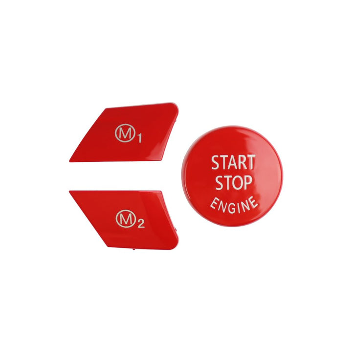 Start/Stop & M1 + M2 Knopf passend für BMW M2 F87 / M3 F80 / M4 F82 F83 / M5 F10 / M6 F06 / X5M F15 / X6M F16
