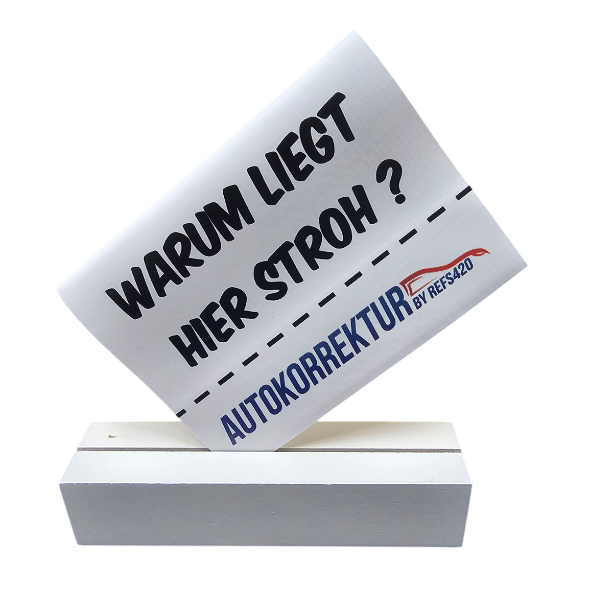Warum liegt hier Stroh? Carflag – Bild 1