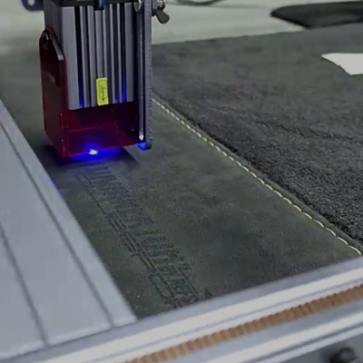 Alcantara-lasergravure