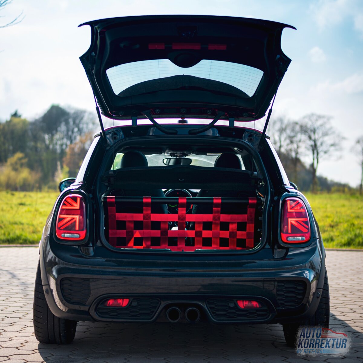 Autokorrektur by REFS420 Clubsport Set passend für Mini Clubman R55 – Rear Seat Delete | Vollcarbon