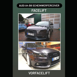 Audi A4 B8 Scheinwerfercover