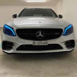 Scheinwerfercover passend für Mercedes Benz C63 C43 W205 C180 C200 C260L C280 C3