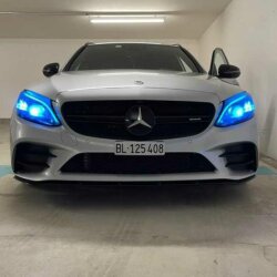 Scheinwerfercover passend für Mercedes Benz C63 C43 W205 C180 C200 C260L C280 C3