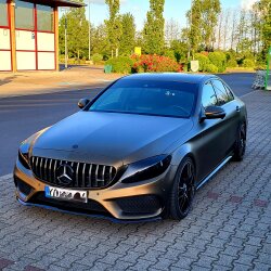 Scheinwerfercover passend für Mercedes Benz C63 C43 W205 C180 C200 C260L C280 C3