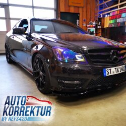 Scheinwerfercover passend für Mercedes Benz W204 C63 AMG