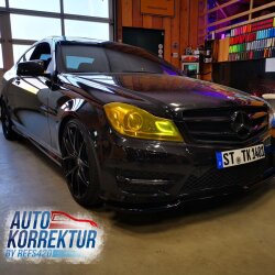 Scheinwerfercover passend für Mercedes Benz W204 C63...