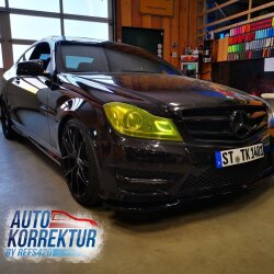 Scheinwerfercover passend für Mercedes Benz W204 C63 AMG