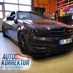 Scheinwerfercover passend für Mercedes Benz W204 C63 AMG