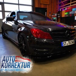 Scheinwerfercover passend für Mercedes Benz W204 C63 AMG
