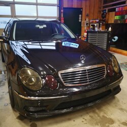 Scheinwerfercover passend für Mercedes Benz W211 CLS