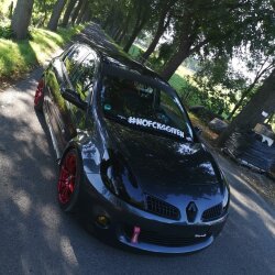 Scheinwerfercover passend für Renault Clio 3 RS Phase 1