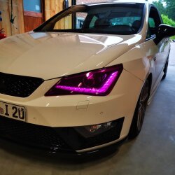 Scheinwerfercover passend für Seat Ibiza Typ 6J