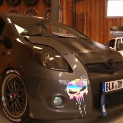 Scheinwerfercover passend für Toyota Yaris 2 XP9