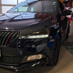 Scheinwerfercover passend für Skoda Fabia III 3