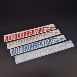 Autokorrektur Sticker long