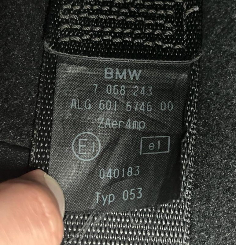 BMW E46 farbige Sicherheitsgurte
